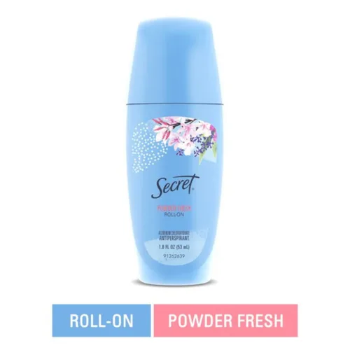 Vista 6 de Secret Antitranspirante original roll-on, polvo fresco, 1.8 oz