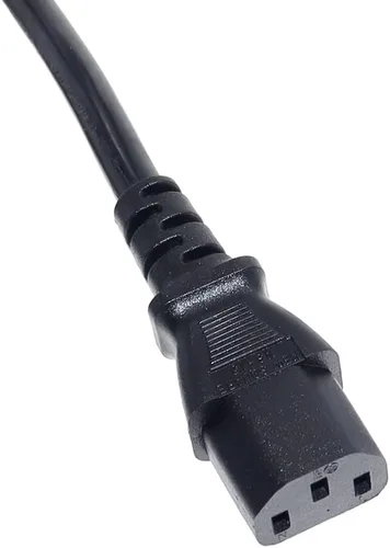 Vista 5 de Toptekits Cable de alimentación europeo Schuko a C13, CEE7/7 Euro recto Schuko a IEC C13 de repuesto de cable de alimentación de computadora