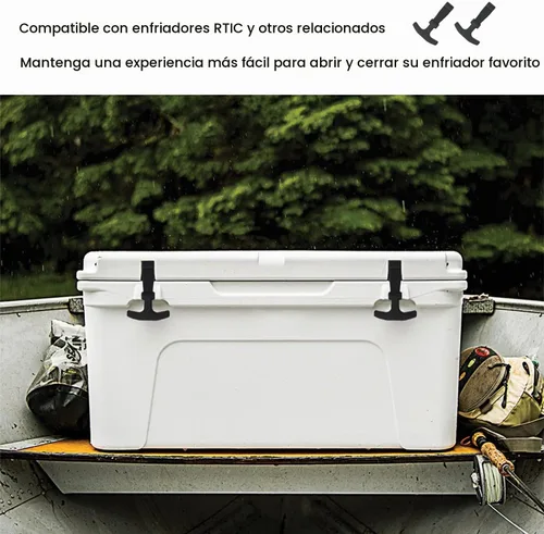 Vista 6 de Replacement Lid Latches, 2 Pack, Compatible with Yeti Hard Coolers & Other Related Coolers, More Durable Rubber & Improved Design