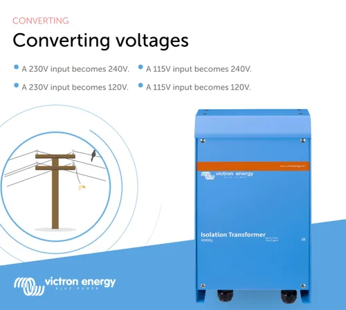 Vista 3 de Victron Energy Transformador de aislamiento 2000W 115/230V