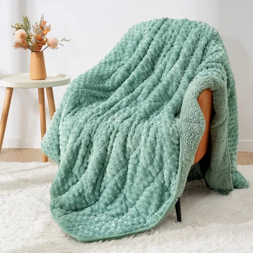 Vista 12 de Uttermara Manta con peso para adultos, 15 libras, tamaño individual, 48 x Negro