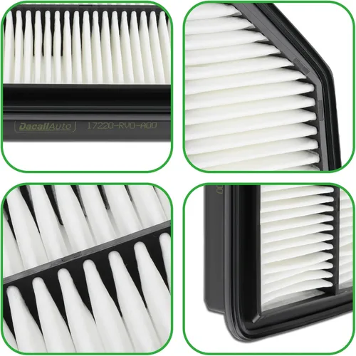 Vista 6 de Juego de filtros de aire de motor y cabina para Honda Odyssey V6 3.5L 2011 2012 2013 2014 2015 2016 2017, repuesto para 17220-RV0-A00, 80292-SDA-A01