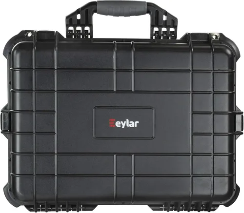 Vista 3 de Eylar - Maletín protector para cámara, de 51 cm, resistente al agua y a los golpes, con espuma, color negro