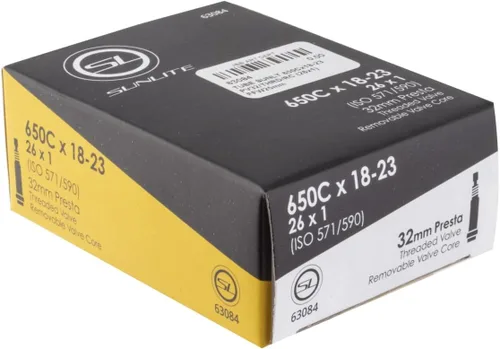 Vista 19 de Sunlite Tubos de bicicleta de válvula Presta estándar