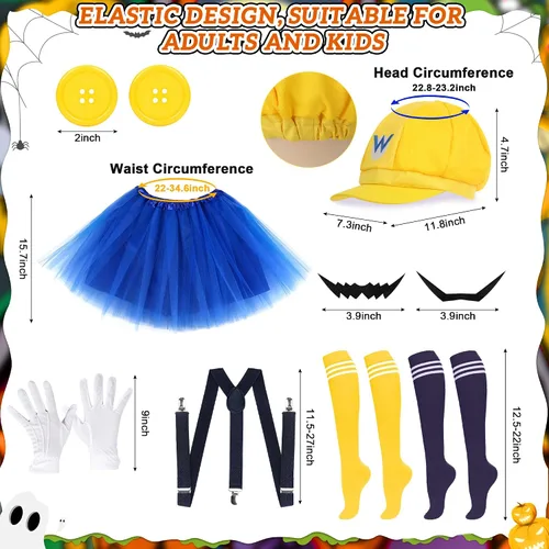 Vista 2 de Accesorios de disfraces de Halloween para mujeres adultas, disfraces de Halloween para parejas 2025 para adultos, hombres y mujeres, divertido