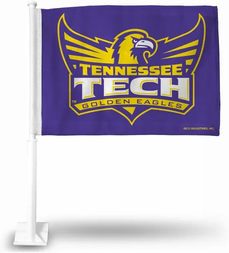 Vista 11 de Rico Industries Bandera de coche de doble cara de la NCAA, gran accesorio para automóvil