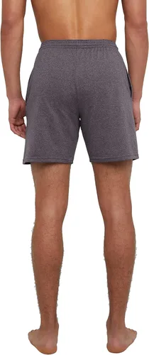 Vista 2 de Hanes Pantalones cortos atléticos para hombre, pantalones cortos de punto de meter con bolsillos, pantalones cortos de gimnasio de punto