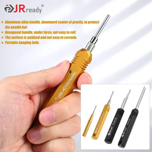 Vista 2 de JRready ST5227 KIT de Herramientas Extractoras Herramientas de Extracción de Contacto Sólido Remoción TE/AMP/HARTING Series D SUB Series HAN