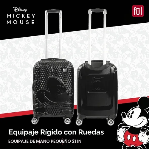 Vista 2 de FUL Mickey Mouse Disney - Juego de maletas para niños, color negro