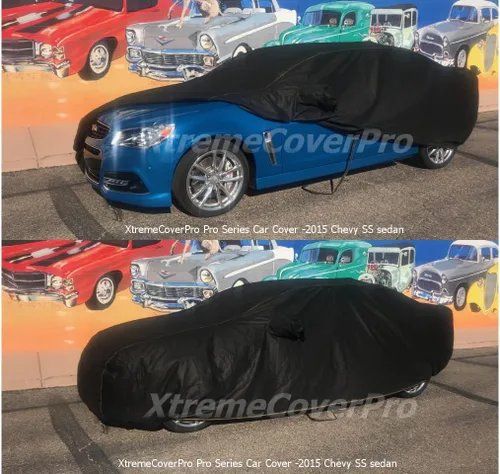 Vista 2 de Funda de coche compatible con Chevy SS Sport Sedan XTREMECOVERPRO Diamond Series 2014, 2015, 2016, 2017, color negro