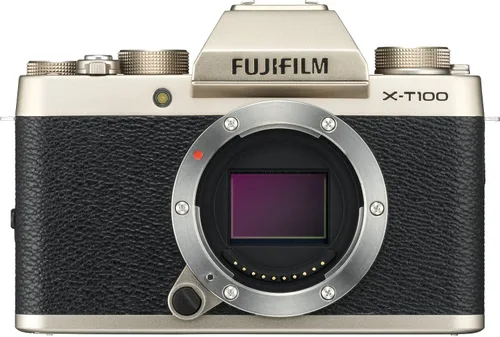 Vista 3 de Fujifilm X-T100 con kit de lente XC15-45mm Cámara digital sin espejo color plateado oscuro X-T100 con lente XC15-45mmF3.5-5.6 OIS PZ