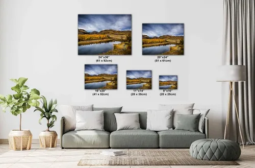 Vista 4 de Fall in Wyoming - Print/Canvas/Acrylic/Metal (Acrylic Print, 16x20 Inches)