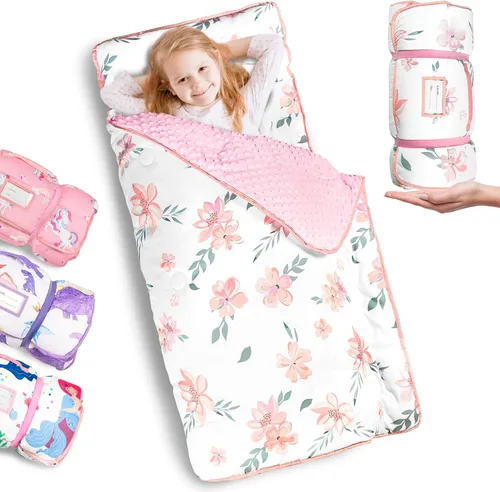 Vista 13 de Primlect - Tapete para siesta con almohada, saco de dormir extra grande grueso Beige