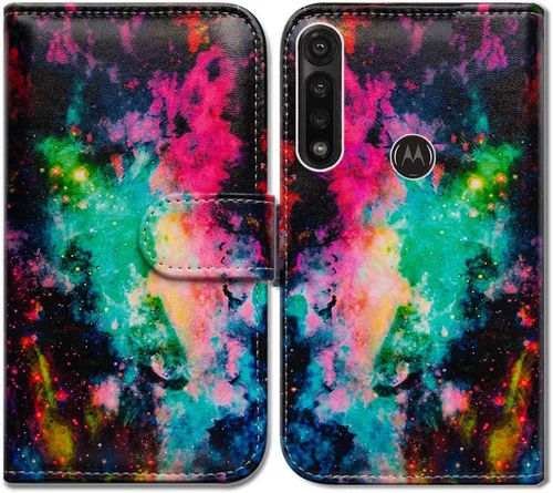 Vista 17 de Bcov Funda para Moto G Power 2020, Motorola G Power, funda de piel con tapa y soporte para ranura para tarjeta y soporte para Motorola Moto G Power