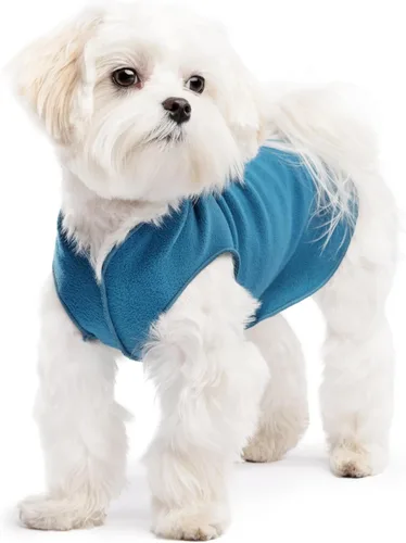 Vista 32 de Abrigo elástico de lana para perro, ropa suave y cálida para perro, suéter elástico para mascotas, lavable en lavadora, ecológico, para todo el año