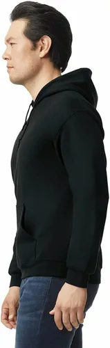 Vista 2 de Gildan Sudadera con capucha de forro polar, estilo G18500, paquete múltiple