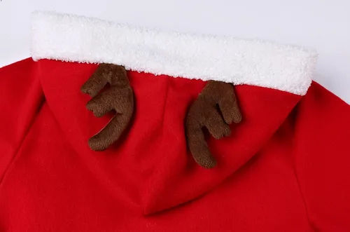 Vista 4 de Costumerry Santa Dress for Girls Christmas Santa Claus Dress Costume