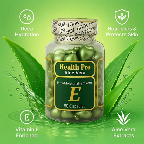Vista 6 de Aceite para la piel con vitamina E Aloe Vera 90 unidades Hidratante Paquete de 2