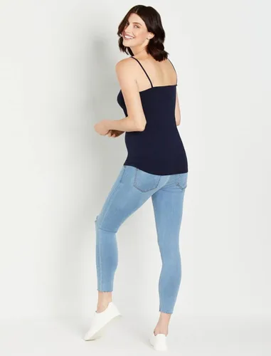 Vista 7 de Motherhood Maternity Womens Scoop Neck Cami Tank Top 3 Pack
