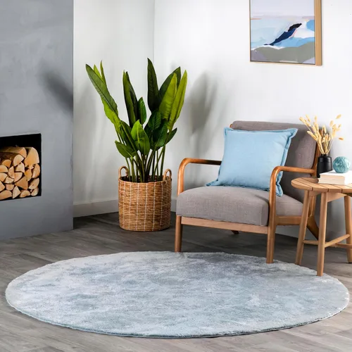 Vista 11 de nuLOOM Alfombra de Área Cuadrada de 6 pies Cozy Plush SuperiorWash, Lavable a Máquina, Antideslizante, Alfombra Shag Suave y Esponjosa para Sala