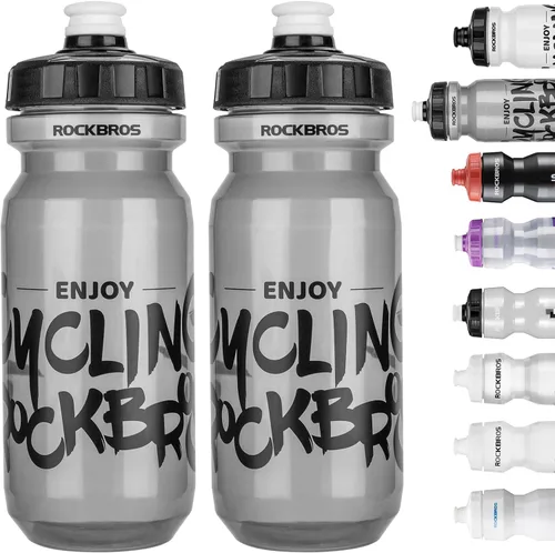 Vista 29 de ROCKBROS Botella de agua para bicicleta de 20oz-25oz Squeeze Ciclismo