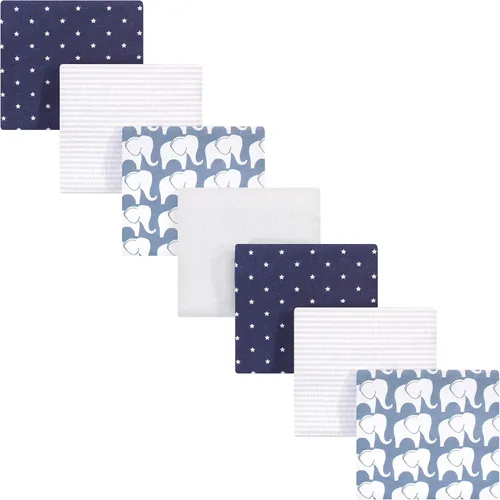 Vista 185 de Hudson Baby Unisex Baby Cotton Flannel Receiving Blankets Bundle, Neutral Woodland Pals, One Size (Pack of 2)