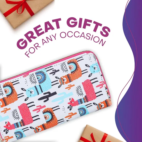 Vista 3 de Rave Envy Billetera para niñas, billetera para niñas, billetera para niños, lindas carteras de moda para mujer, carteras pequeñas de moda para mujer