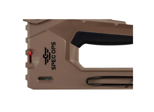 Vista 4 de Spec Ops Tools Pistola de grapas de alta resistencia, grapas de 1/4" - 9/16", clavos de 18-calibre, esfuerzo reducido