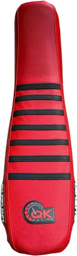 Vista 3 de Funda de Asiento Multi Agarre Compatible para Suzuki DRZ 400 DRZ400 drz400 2000-2021 (Rojo)