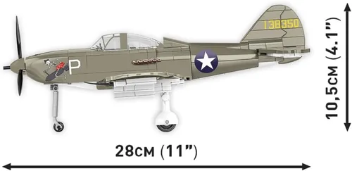 Vista 4 de COBI Colección histórica WWII Bell® P-39D AIRACOBRA® Aircraft