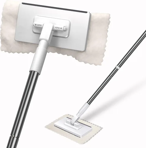 Vista 18 de Masthome Trapeador de microfibra extra grande para limpieza de pisos, trapeador plano de 16 pulgadas con 5 almohadillas para uso húmedo y seco, mopa
