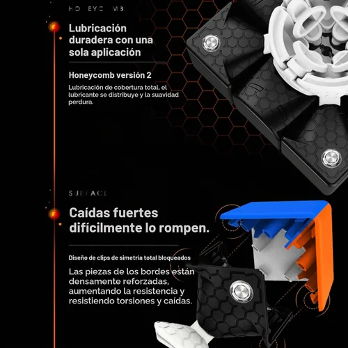 Vista 5 de GAN 356 M 3x3 Cubo magnético de velocidad, GAN Cube versión estándar con GE extra, cubo mágico de 3 x 3 x 3, sin adhesivo (ver. 2020)