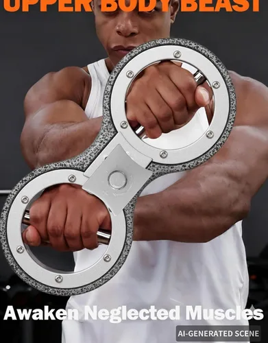 Vista 3 de Fitarc Máquina de quemadura rotadora de 6/12/15 libras, rotador de quemaduras giratorias, entrenador de fuerza de agarre, equipo de entrenamiento