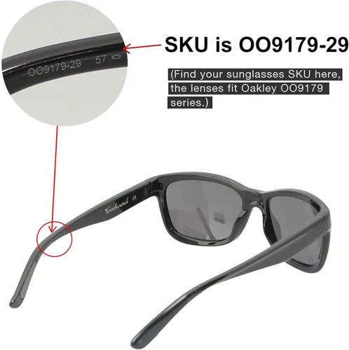 Vista 6 de Walleva - Lentes de repuesto para gafas de sol Oakley en la frente, múltiples opciones disponibles