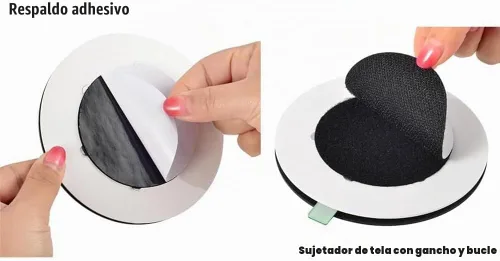 Vista 4 de Kichwit Letrero de privacidad para puerta de oficina, 5 pulgadas, negro