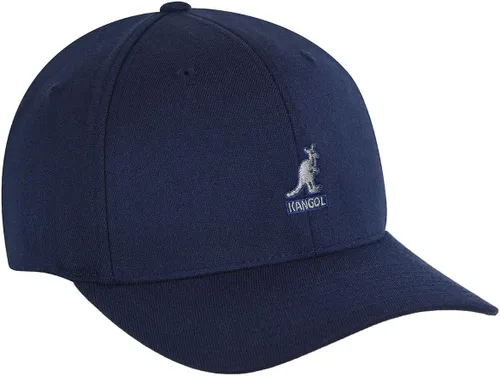 Vista 3 de Kangol Gorra de béisbol de lana Flexfit para hombre, mujer Azul oscuro