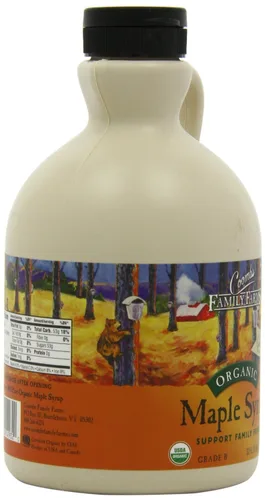 Vista 5 de Coombs Family Farms, Jarabe de arce grado A orgánico oscuro, 32 onzas líquidas