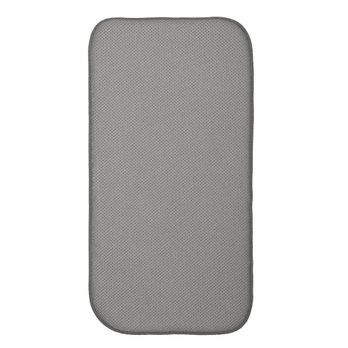 Vista 5 de InterDesign iDry – tapete para encimera de cocina, mini, absorbente, para secado de platos, Negro, L