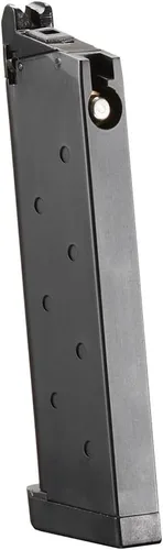 Vista 8 de Double Bell M1911 Pistola de aire comprimido de gas verde con agarre de madera (color: negro)