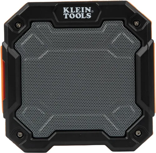 Vista 10 de KLEIN TOOLS AEPJS3 - Altavoz Bluetooth para el lugar de trabajo con imán y gancho, 20 horas de tiempo de funcionamiento, carga a través de USB A