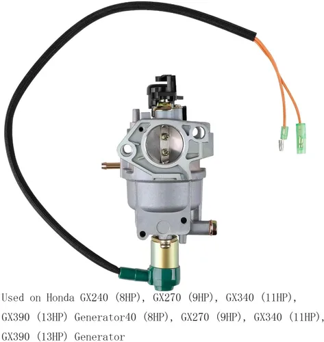 Vista 3 de Compatible con carburador para generador PowerMax XP8500E XP10000E Honda EB3500 EB3500X EB3800 EM3500X EM3500SX