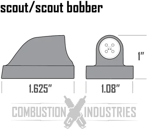 Vista 3 de Señales de giro LED Micron para Indian Scout/Scout Bobber (blanco/ámbar)