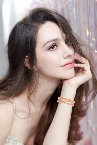 Vista 7 de fastgo - Correa de pulsera con cuentas compatible con Apple Watch de 45mm/44mm/42mm/49mm, para mujer, serie 7, correa elástica de moda para iWatch