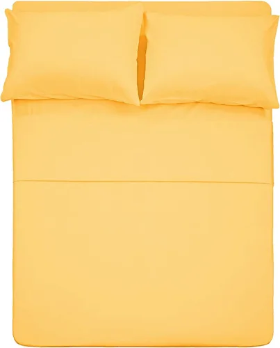 Vista 53 de Juego de sábanas de diseño estampado clásico - Juegos de sábanas con bolsillo profundo ultra suave y transpirable., Microfibra, Celeste (Baby Blue)