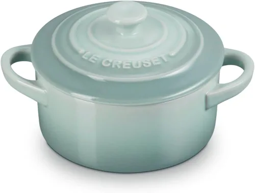 Vista 22 de Le Creuset Mini Cocotte redonda de gres, 237 ml, alcachofa