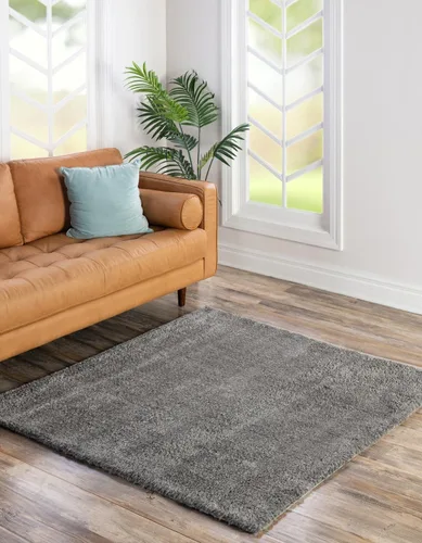 Vista 75 de Unique Loom Colección Solo - Alfombra Calabasas (7' 10" x 10' Rectangular, Azul Claro)
