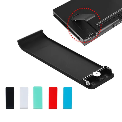 Vista 2 de CTHTBZ 4PCS Replacement Kickstand Bracket Holder for Nintendo Switch, Soft Touch Plastic Back Kick Stand With Repair Tool Kit Part Compatible with