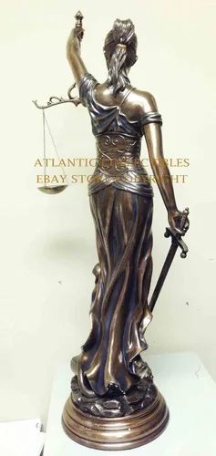 Vista 4 de Atlantic Collectibles - Figura decorativa griega de Dike La Justica Dike de 31 pulgadas de alto