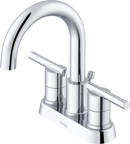 Vista 13 de Parma 2H - Grifo de lavabo con drenaje emergente de metal de 1.2 gpm, bronce cepillado