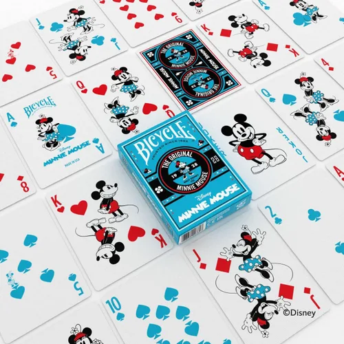 Vista 3 de Bicycle Paquete clásico de 6 cartas sensacionales de personajes de Disney con Mickey y Minnie Mouse, Donald y Daisy Duck, Goofy y Plutón